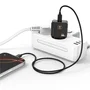 Tech One Tech Cargador GaN 20W Negro con Cable USB-C de 1m TEC2223